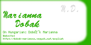 marianna dobak business card
